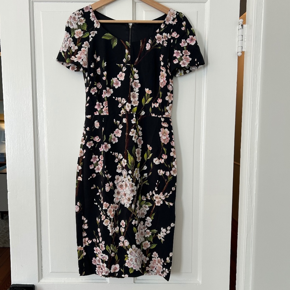 Dolce & Gabbana Cherry Blossom Dress IT 38 US Size 2 or Size 4